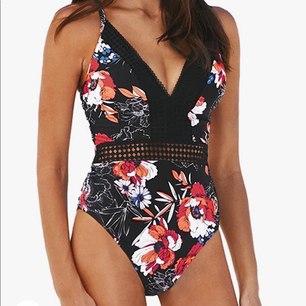 Floral Bathing Suit